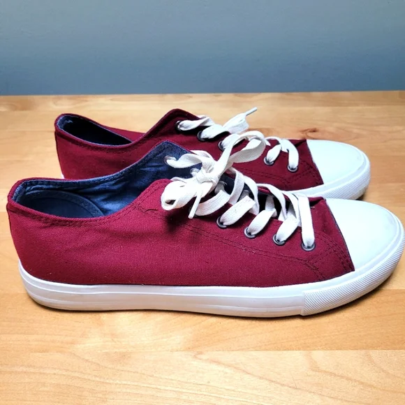 PRIMARK | Maroon Sneakers, Sz 9 - Picture 4 of 7